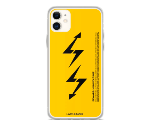 Yellow Lightning Pattern